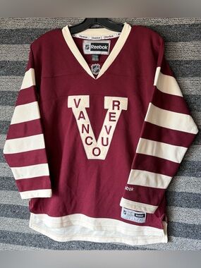 Reebok Vancouver Millionaires 2014 Heritage Classic NHL Youth Hockey Jersey L/XL